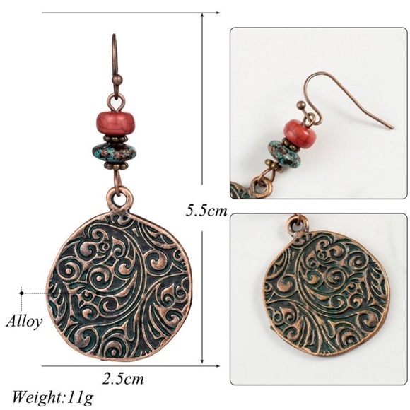 Boho Style Earrings - Picture 3 of 3